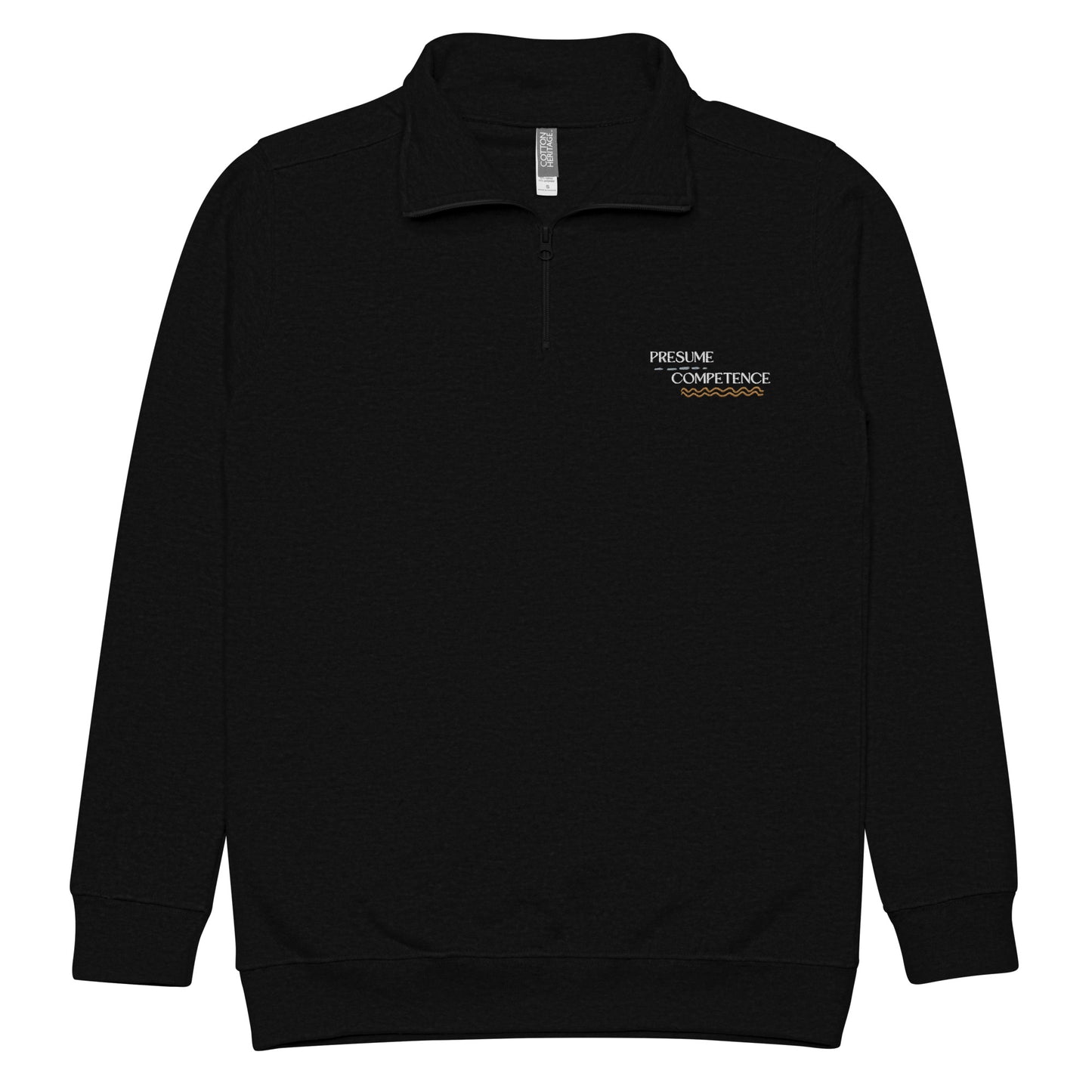 Presume Competence Embroidered 1/4 Zip