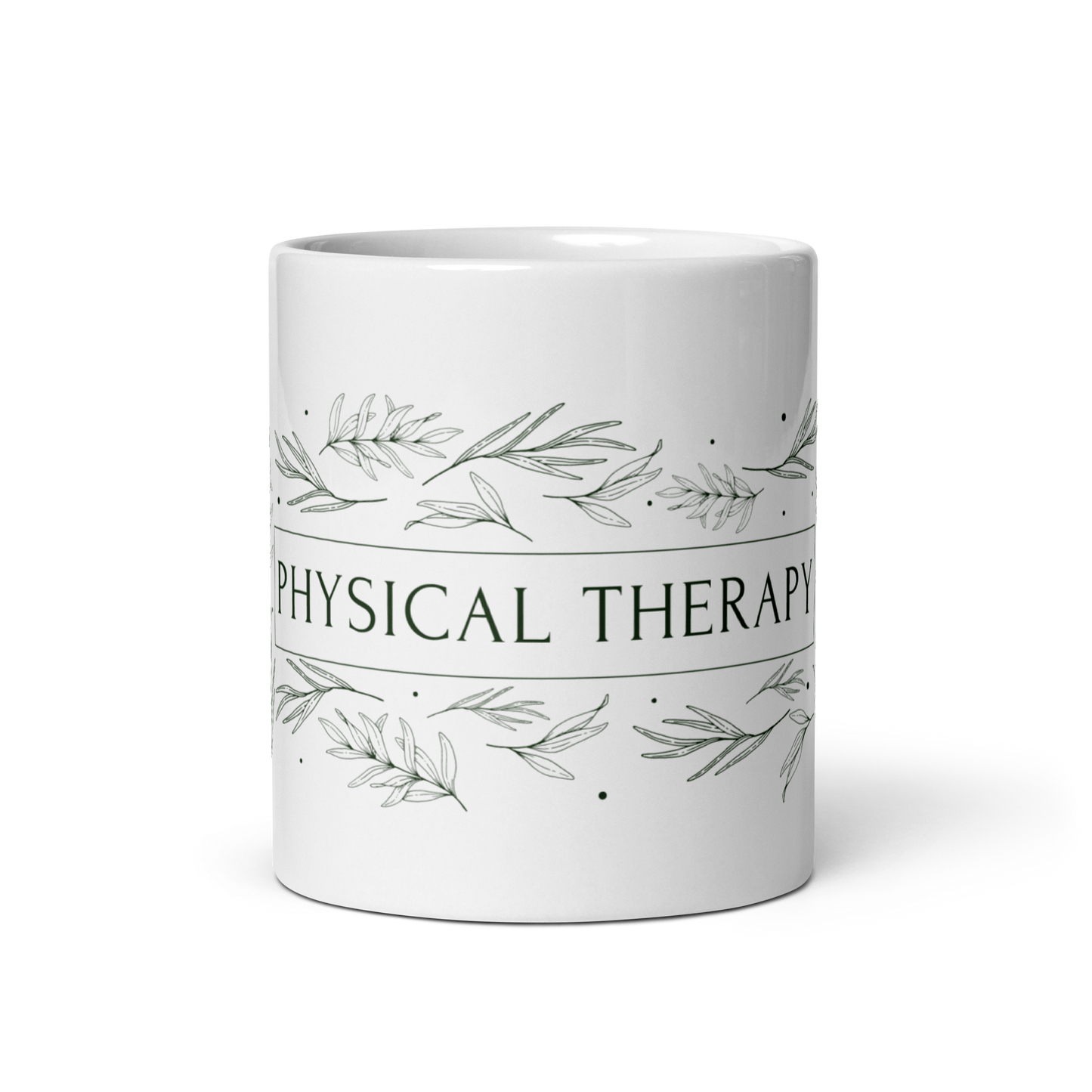 Physical Therapy Floral Mug
