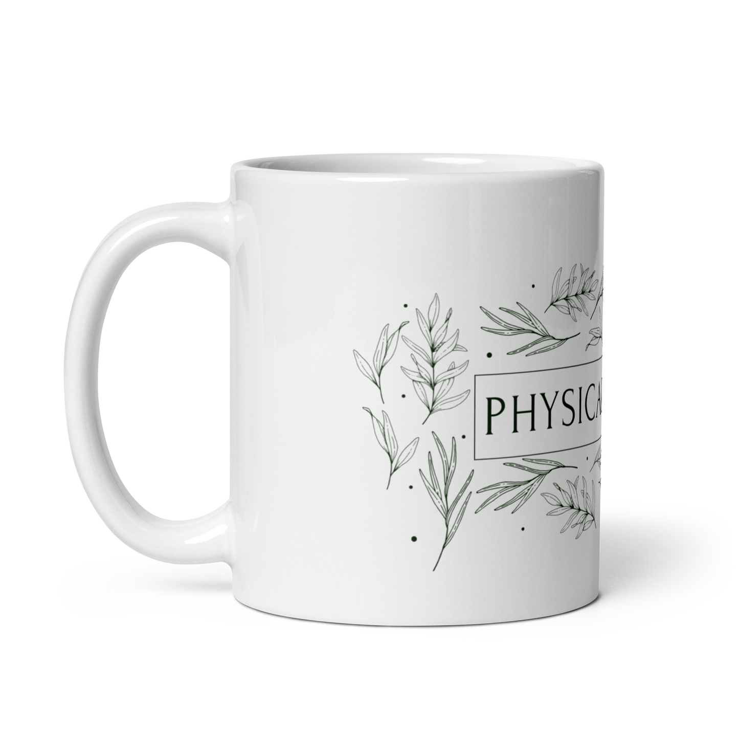 Physical Therapy Floral Mug