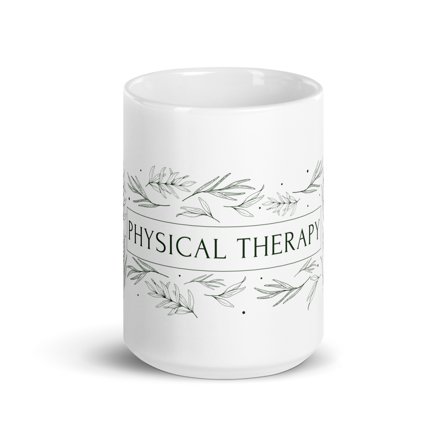 Physical Therapy Floral Mug