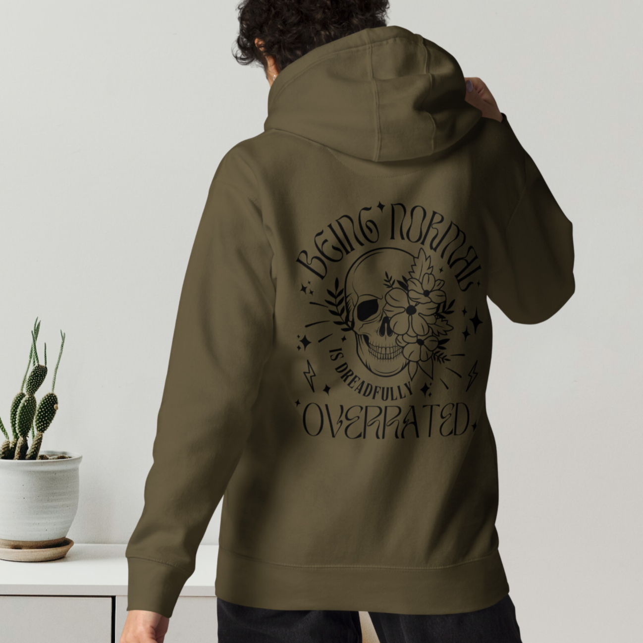 Normal Is Overrated Skull | Heritage Hoodie