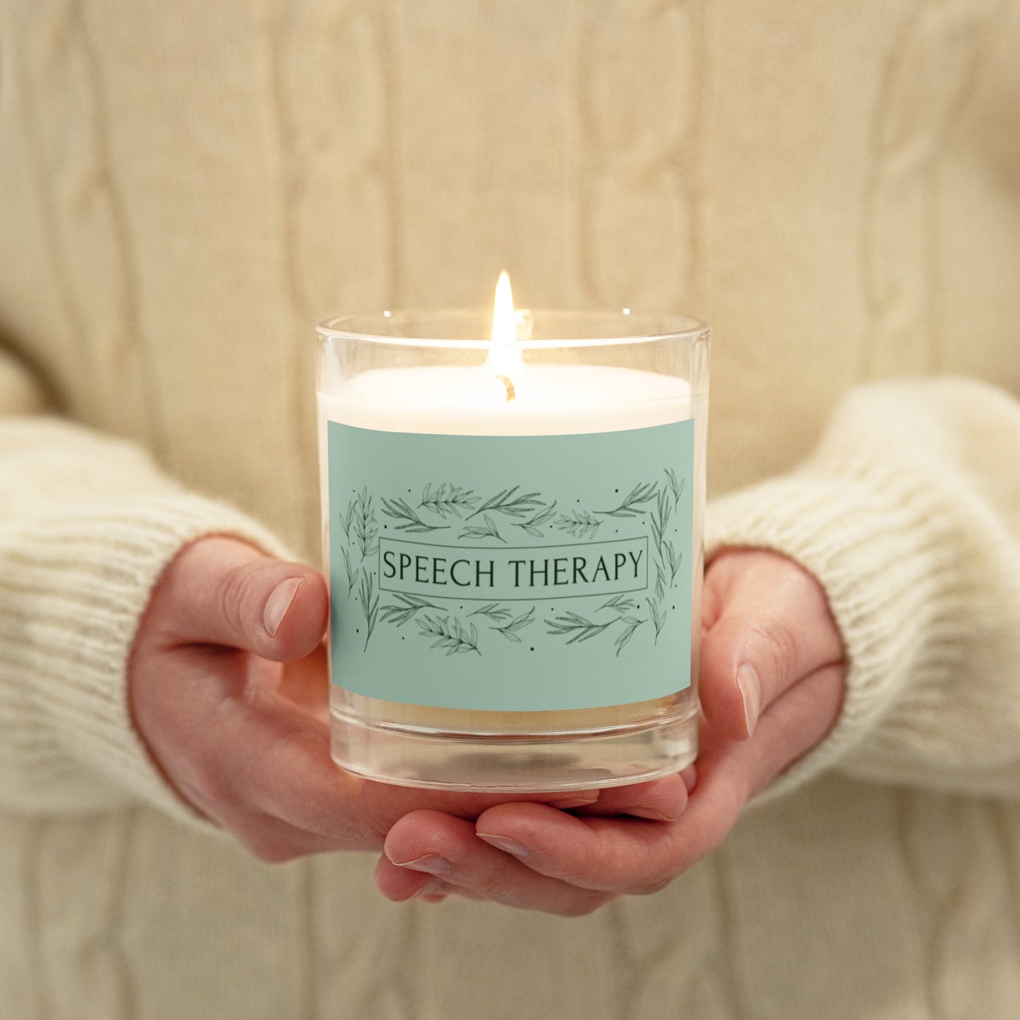 Speech Therapy Soy Candle