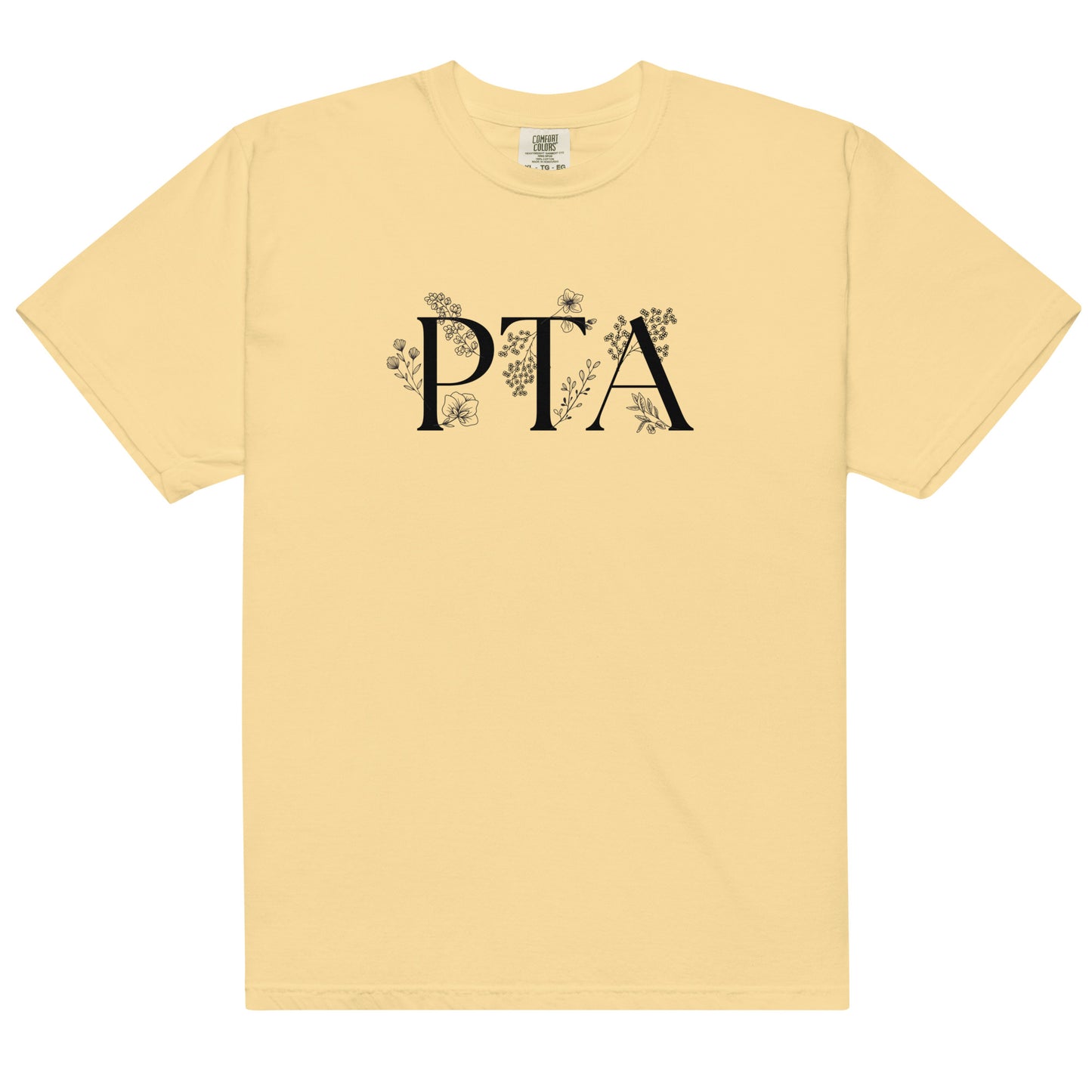 PTA Floral Tee | Comfort Colors