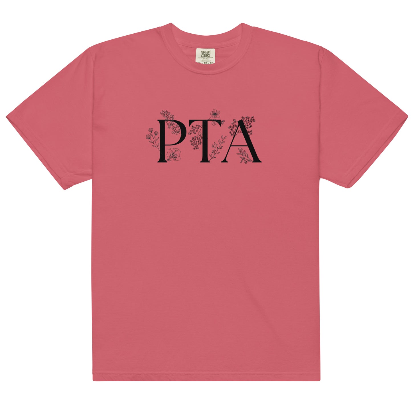 PTA Floral Tee | Comfort Colors