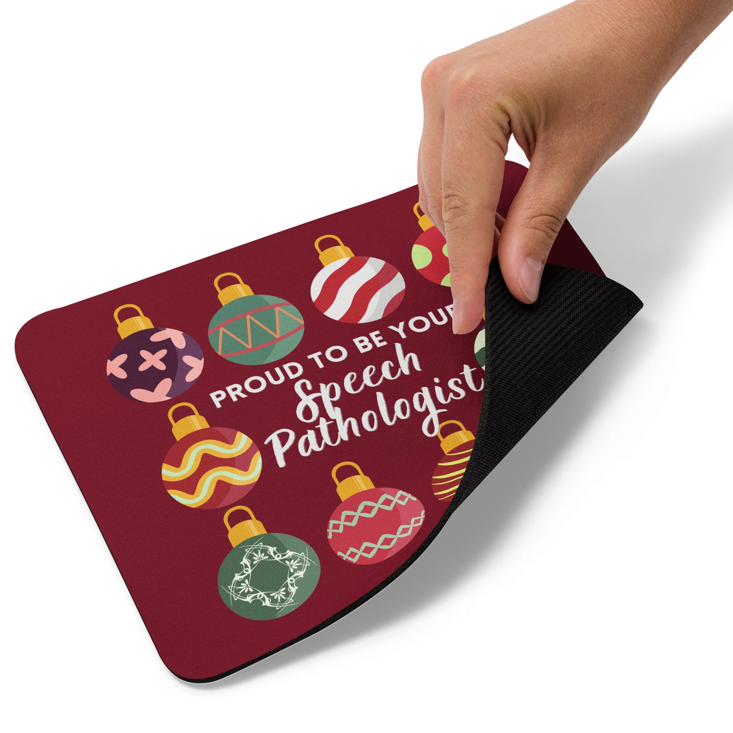 Proud SLP Ornament Mouse pad