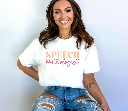 Speech Pathologist - Pink | Comfort Colors