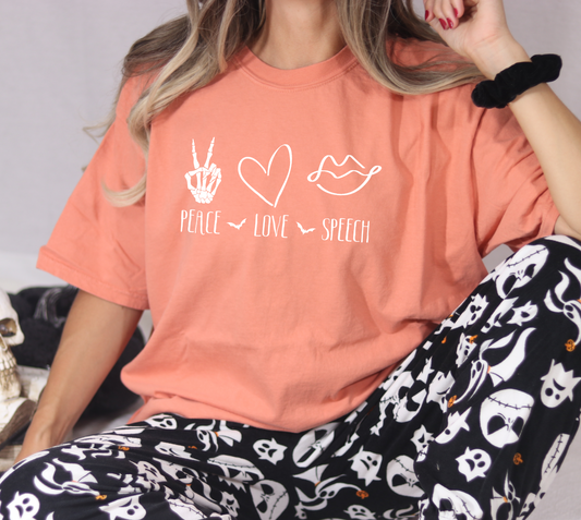 Peace Love Speech | Comfort Colors