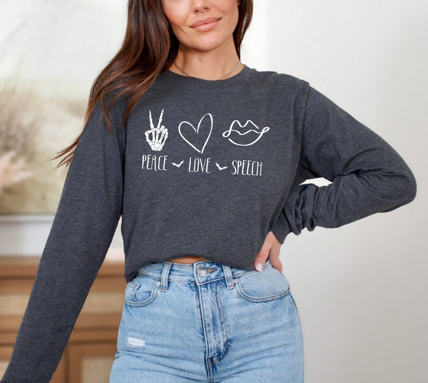 Peace Love Speech | Long Sleeve