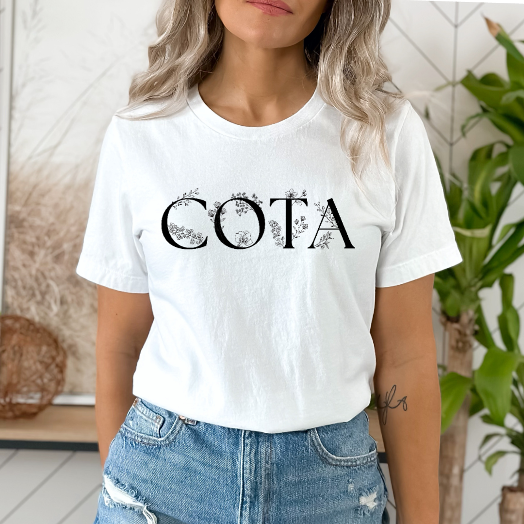 COTA Floral Tee - Comfort Colors