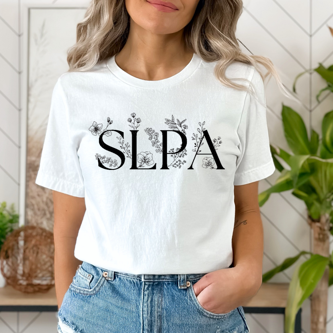 SLPA Floral Tee | Comfort Colors