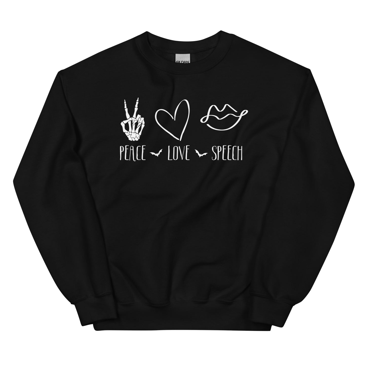 Peace Love Speech | Crewneck