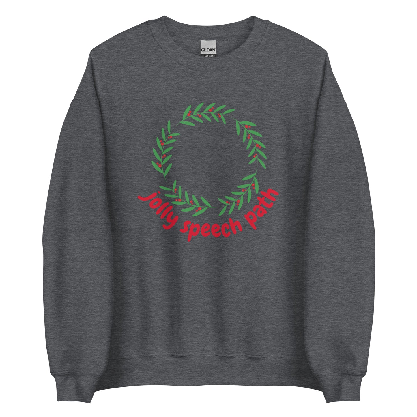 Jolly Speech Path Wreath Crewneck