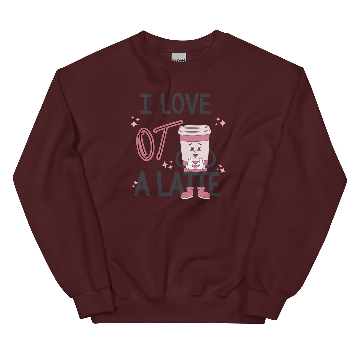 Love OT A Latte | Crewneck