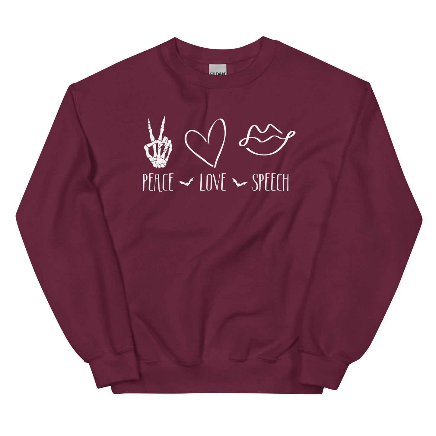 Peace Love Speech | Crewneck