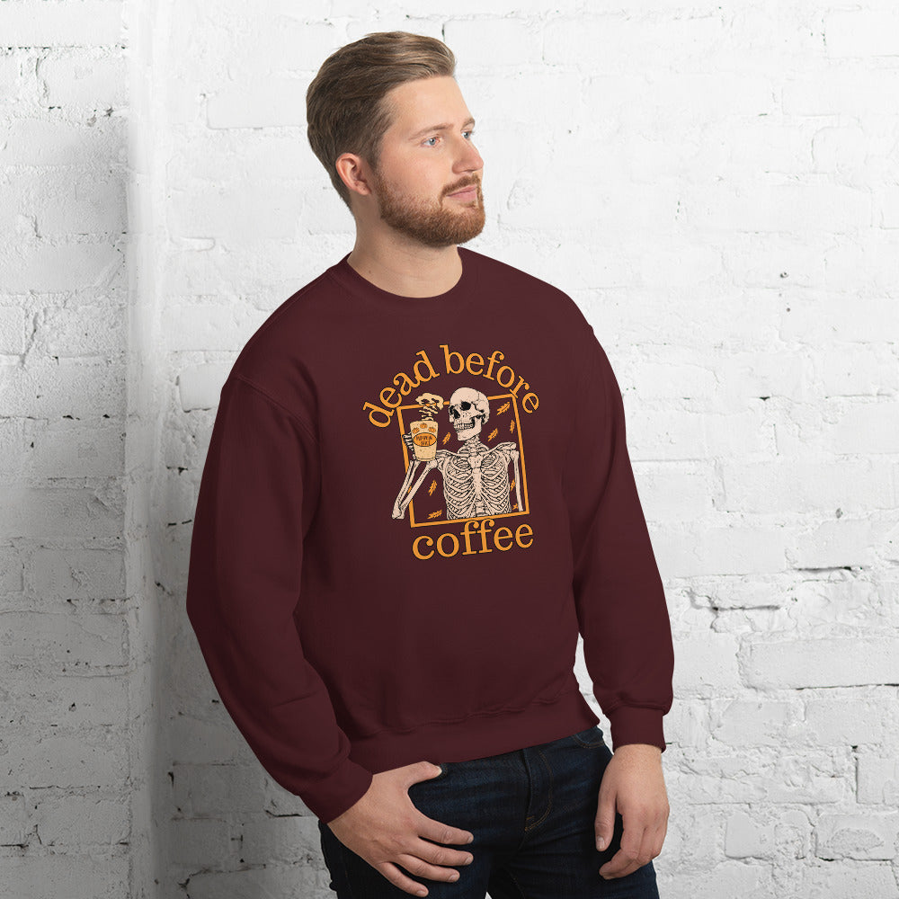 Dead Before Coffee Crewneck