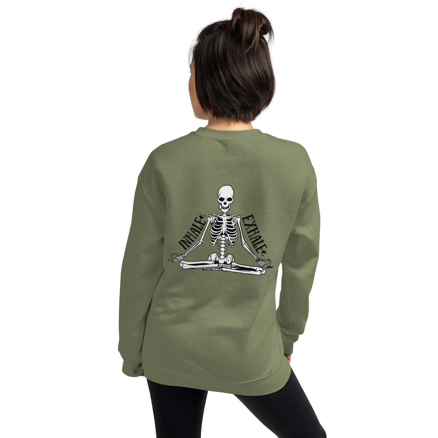 Breath Yoga Skeleton Crewneck