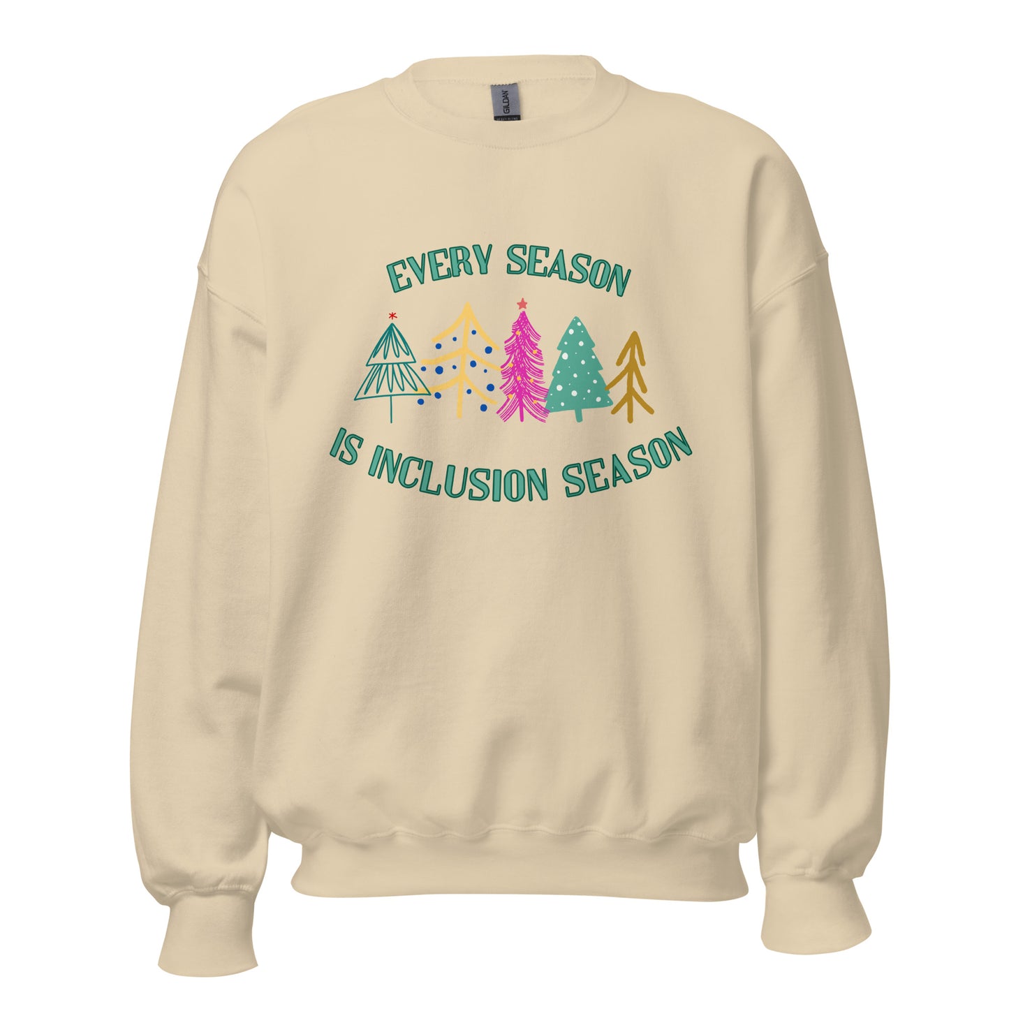 Inclusion Season Trees Crewneck