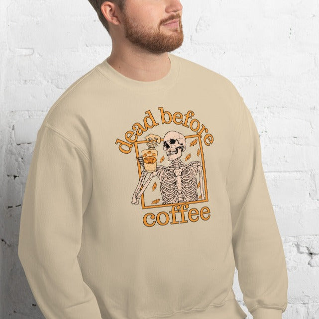 Dead Before Coffee Crewneck