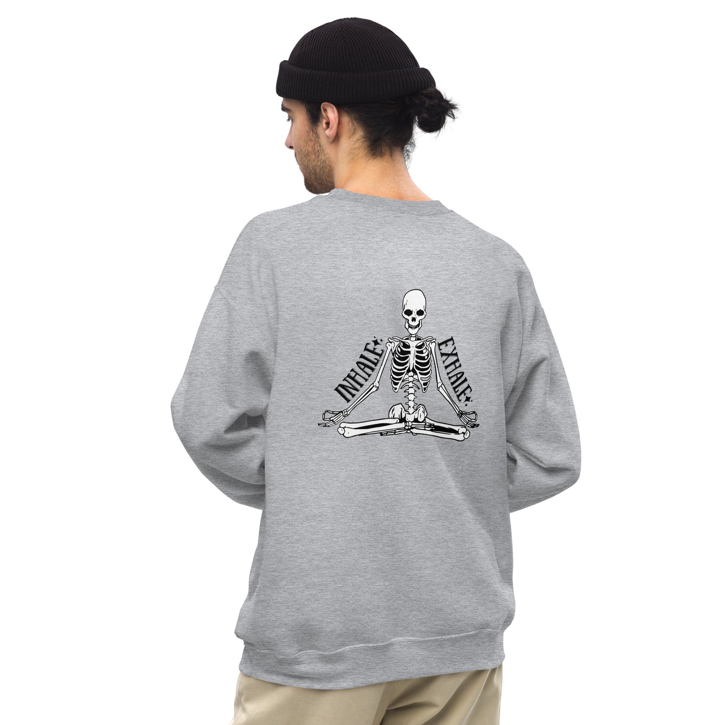 Breath Yoga Skeleton Crewneck