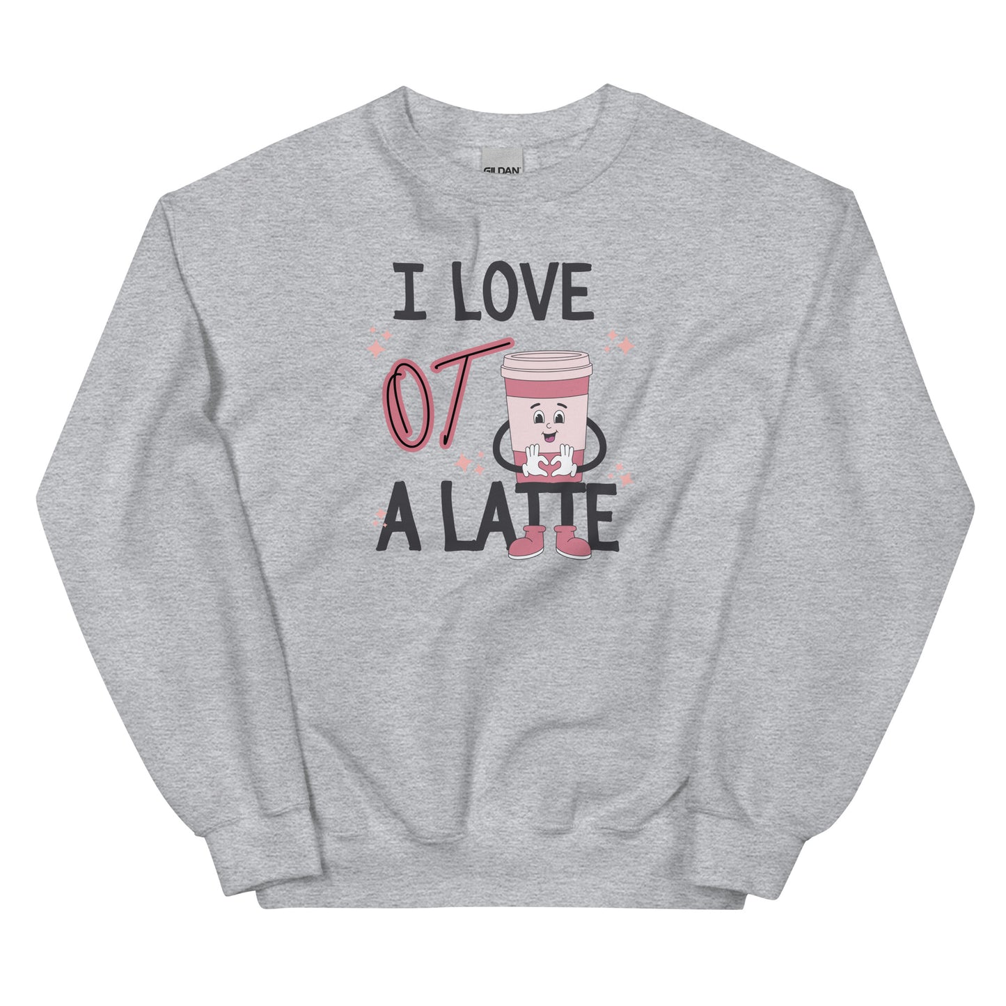 Love OT A Latte | Crewneck