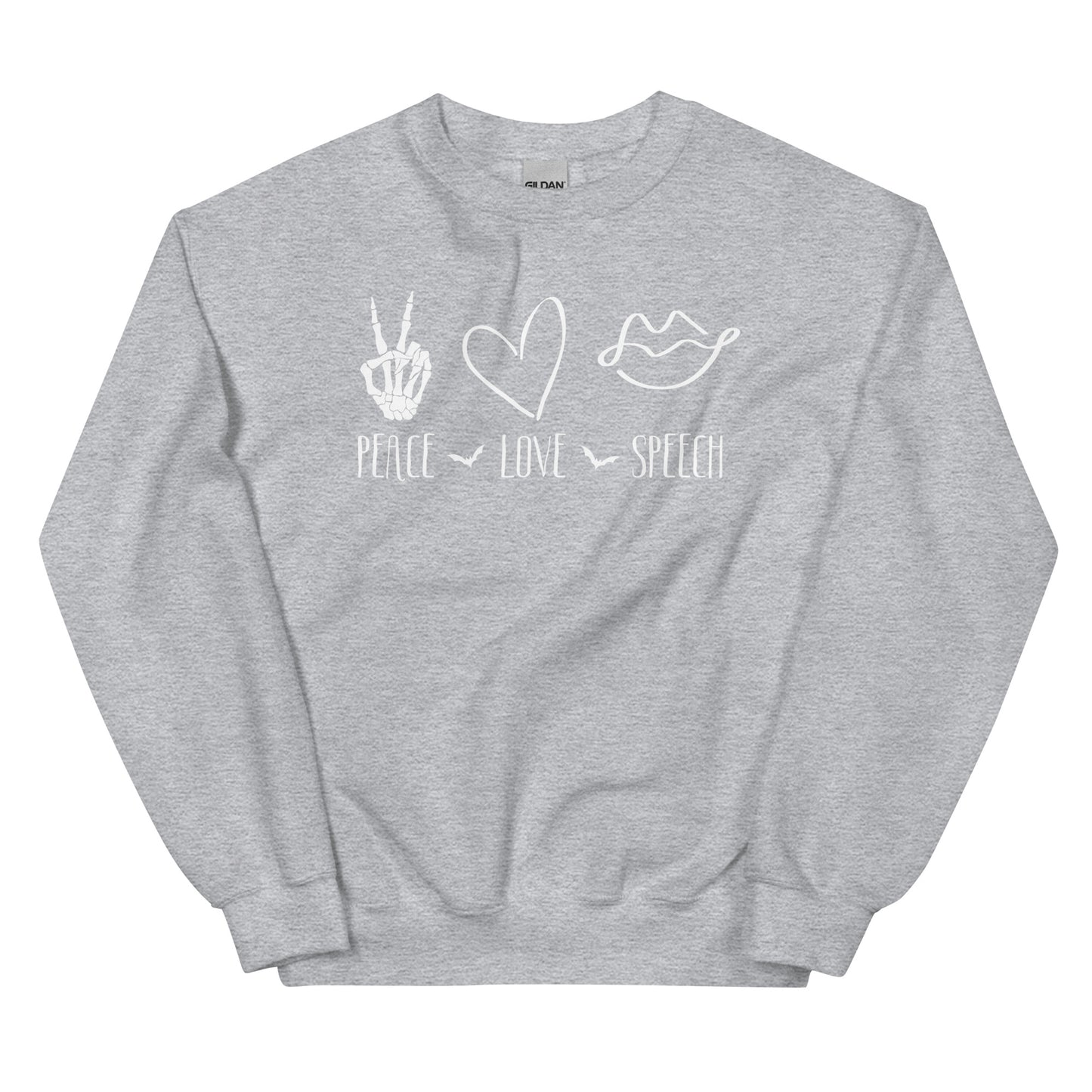 Peace Love Speech | Crewneck