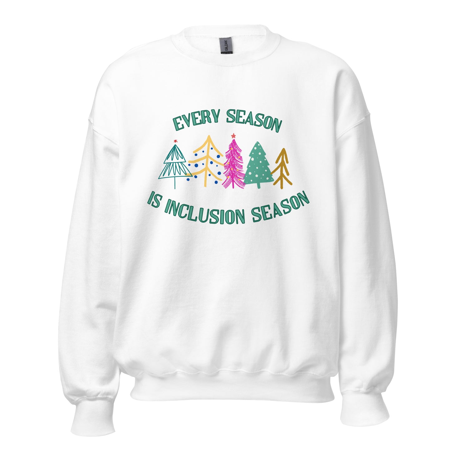 Inclusion Season Trees Crewneck