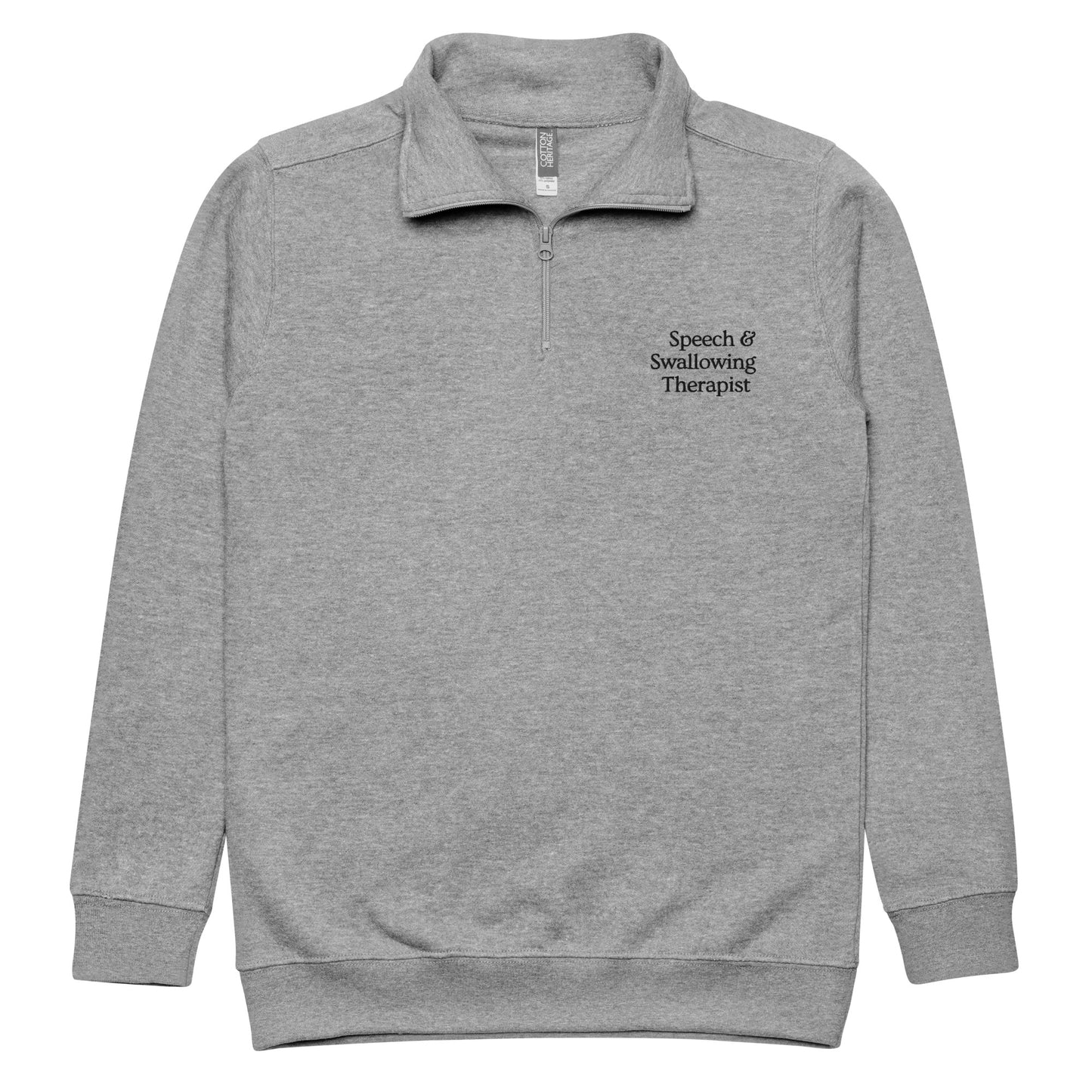 Speech & Swallowing Therapist Embroidered 1/4 Zip