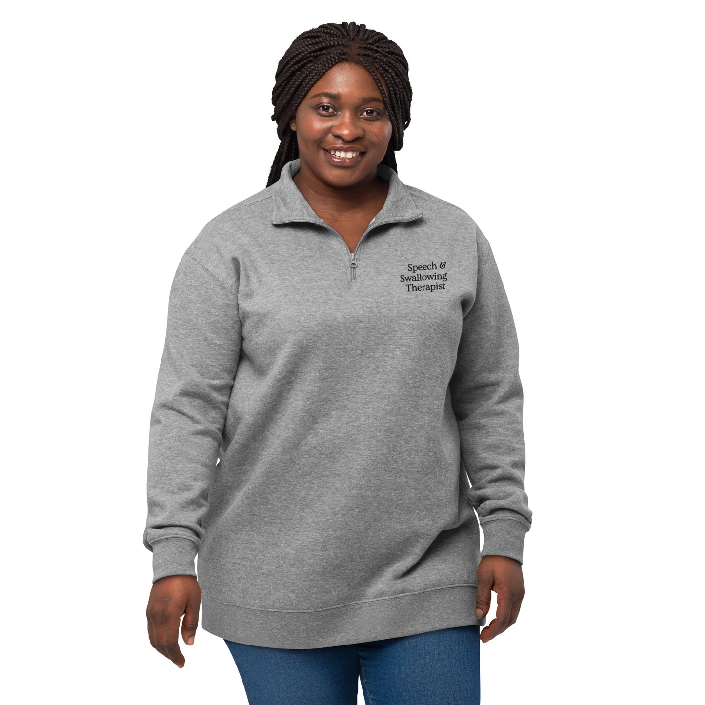 Speech & Swallowing Therapist Embroidered 1/4 Zip