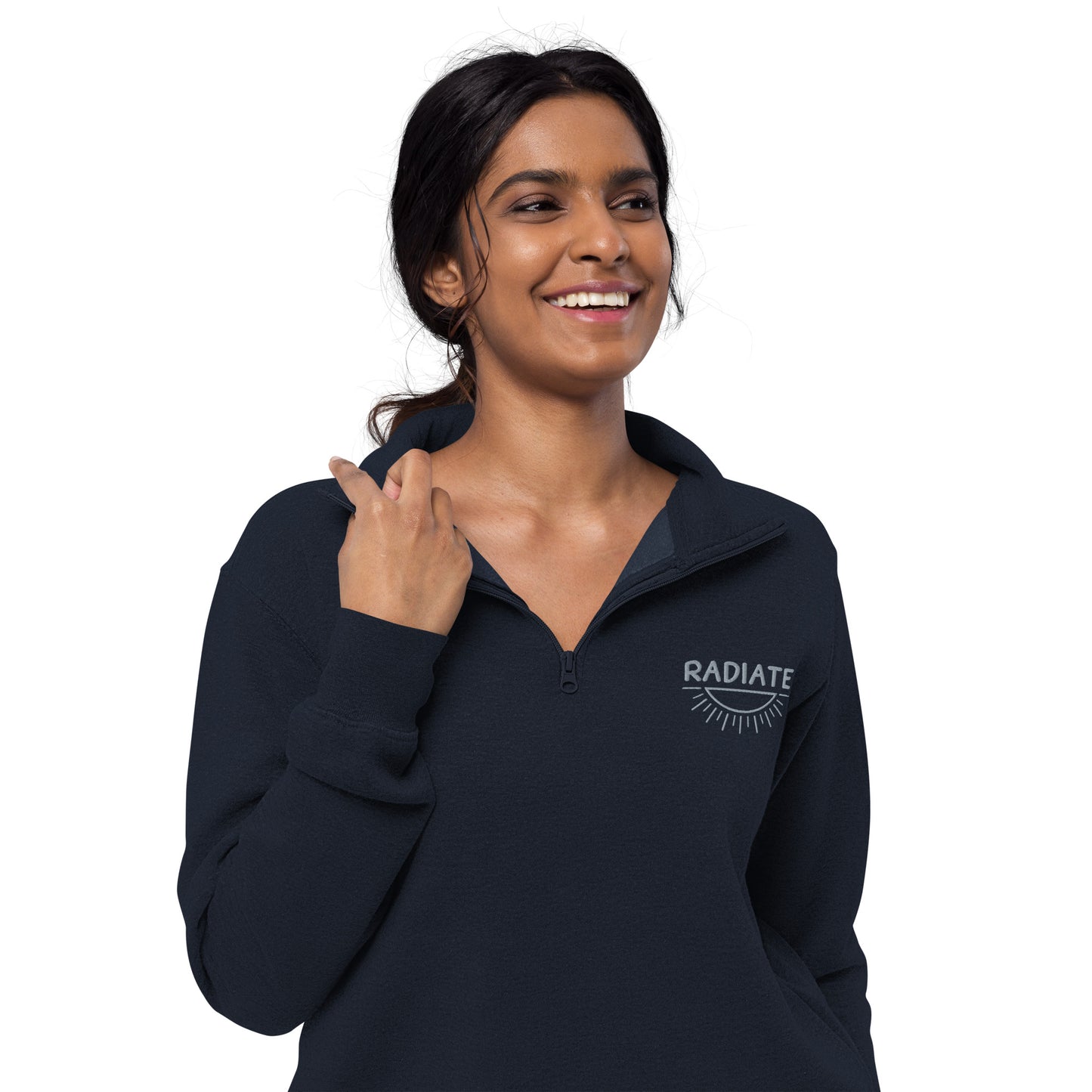 Radiate Embroidered 1/4 Zip