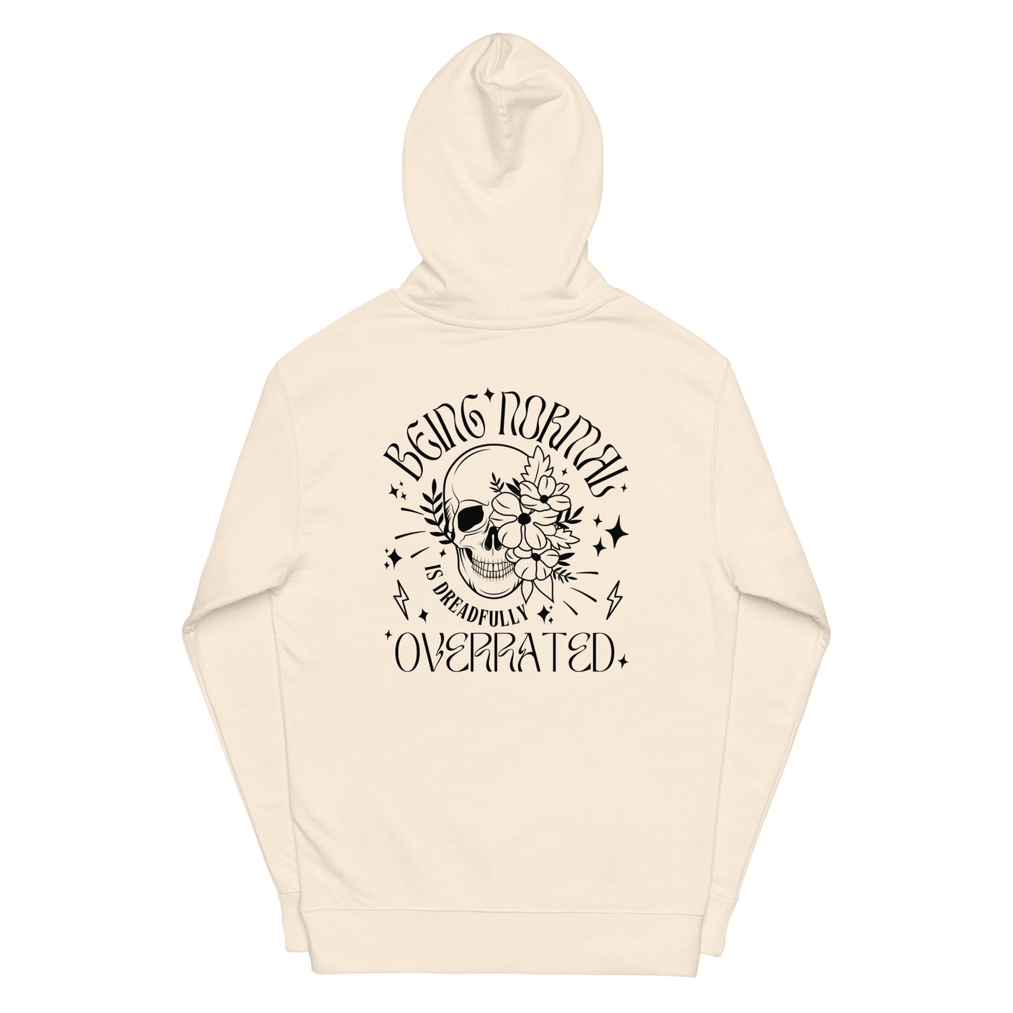 Normal Is Overrated Skull | Midweight Hoodie