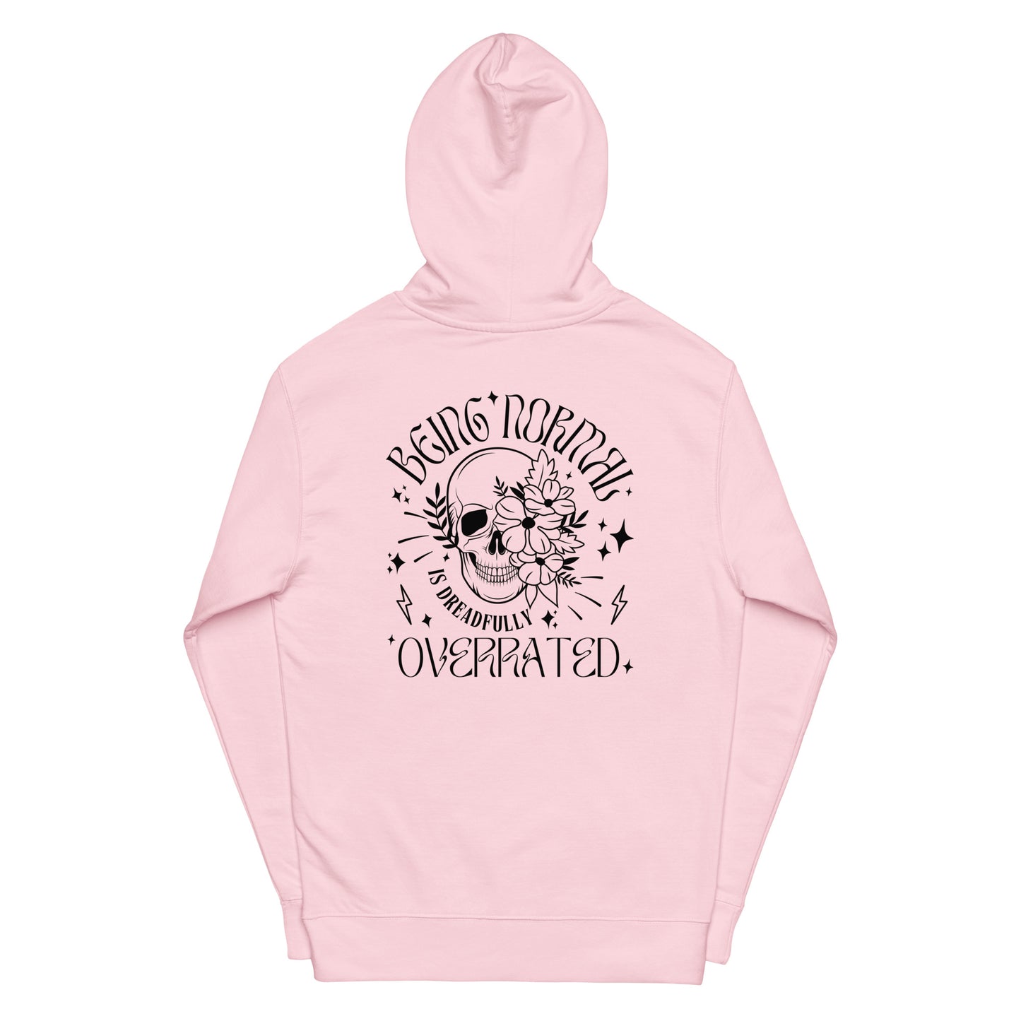 Normal Is Overrated Skull | Midweight Hoodie