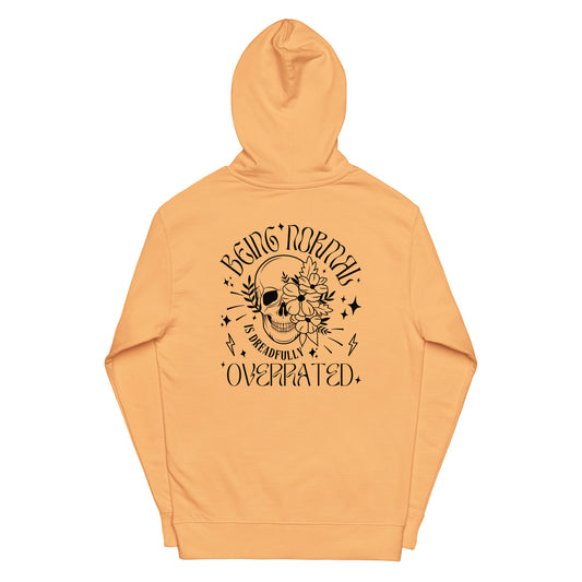 Normal Is Overrated Skull | Midweight Hoodie