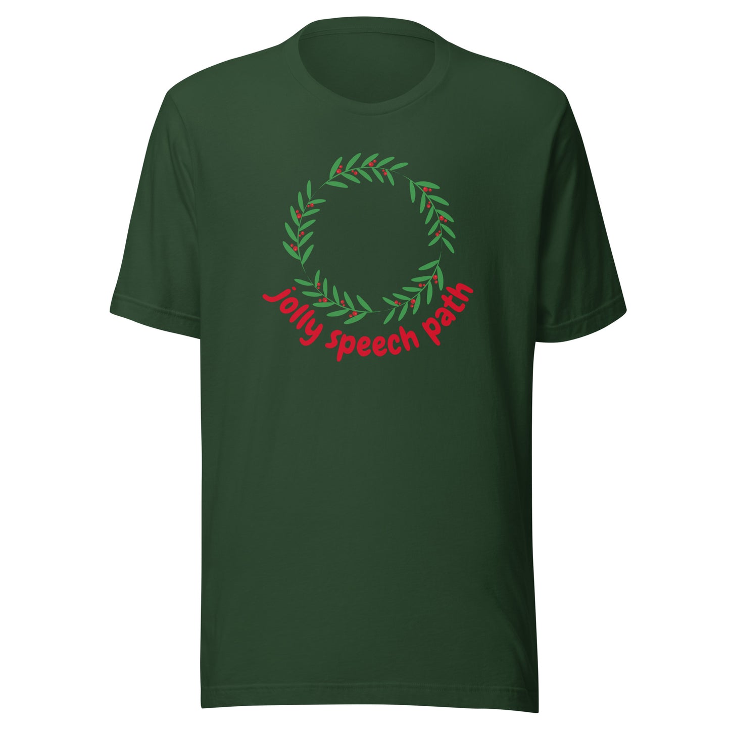 Jolly Speech Path Wreath Tee