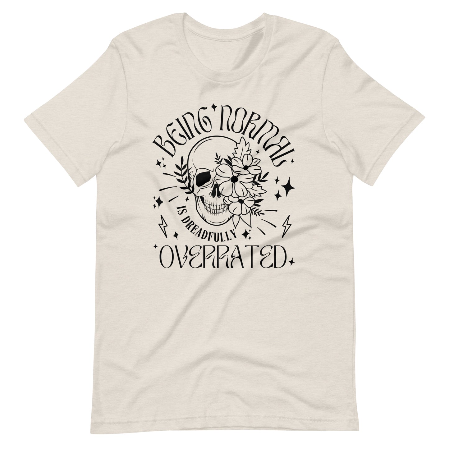 Normal Is Overrated Skull Tee