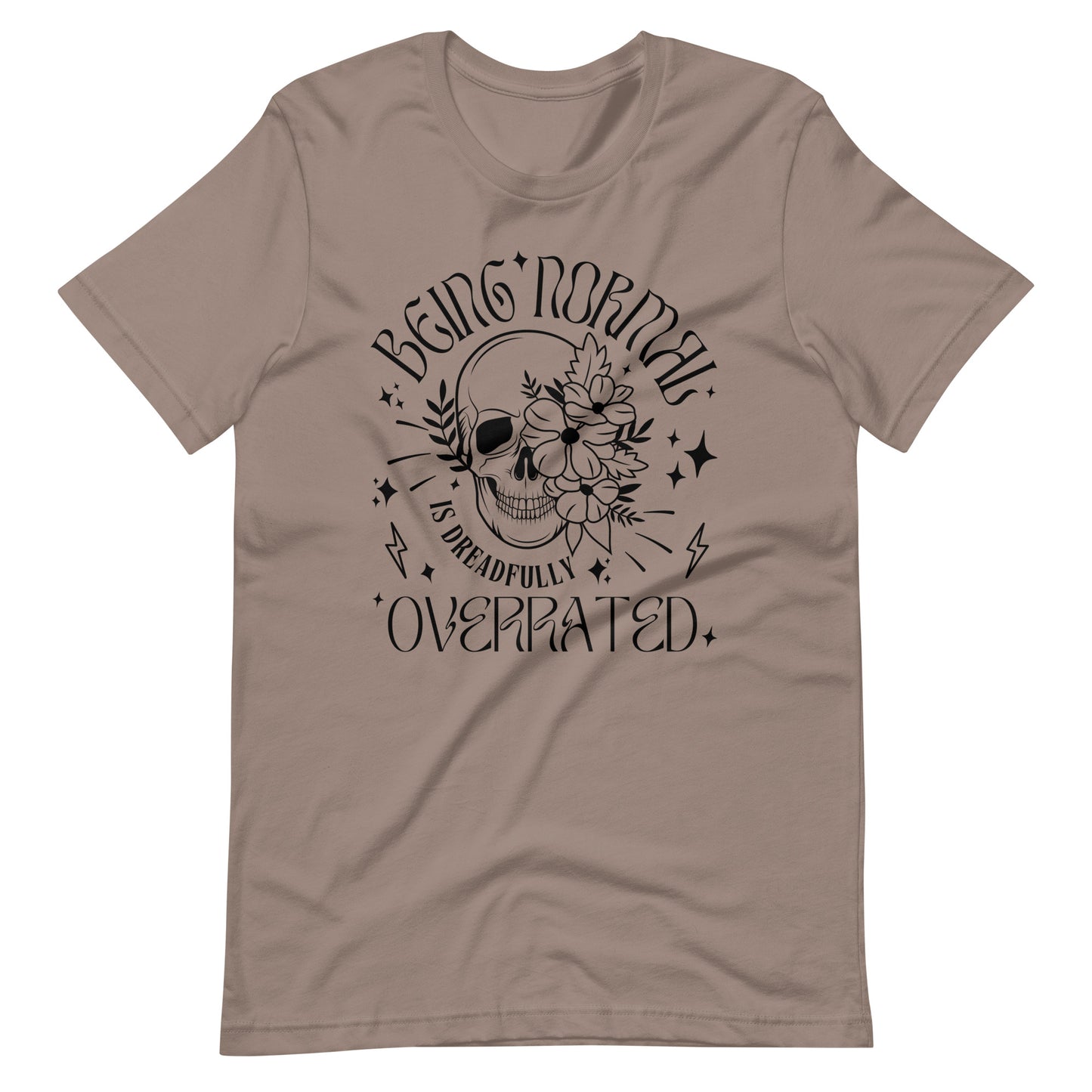 Normal Is Overrated Skull Tee