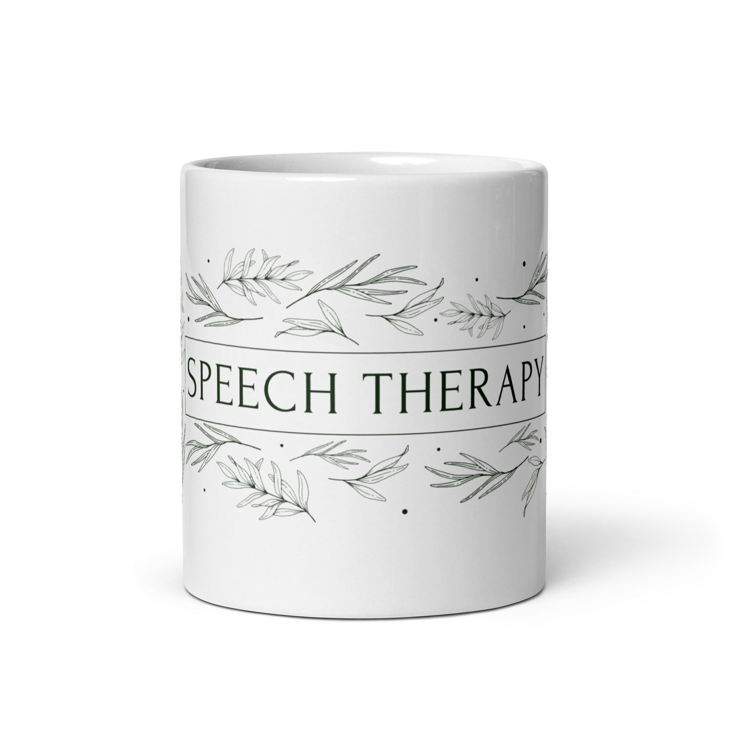 Speech Therapy Floral Mug