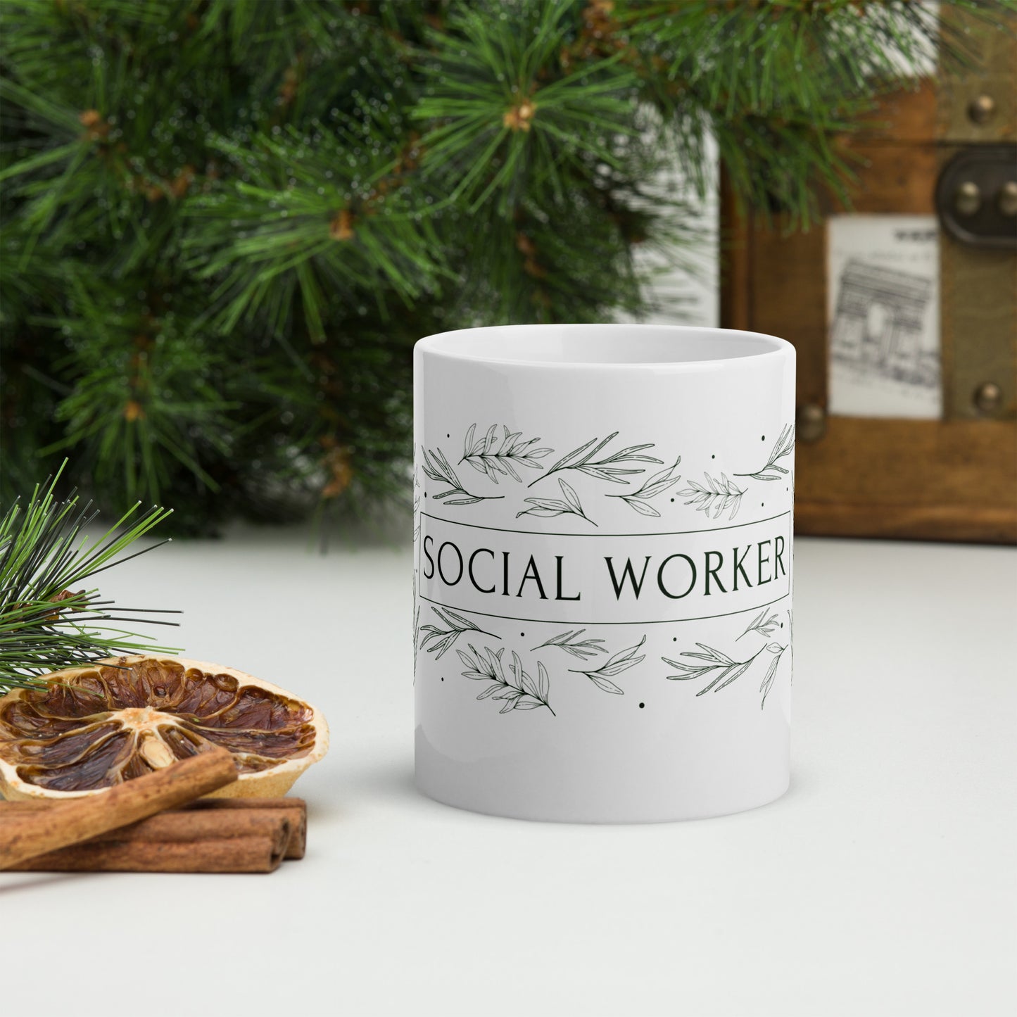 Social Work Garland Mug