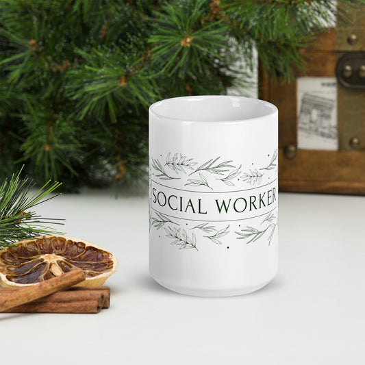 Social Work Garland Mug