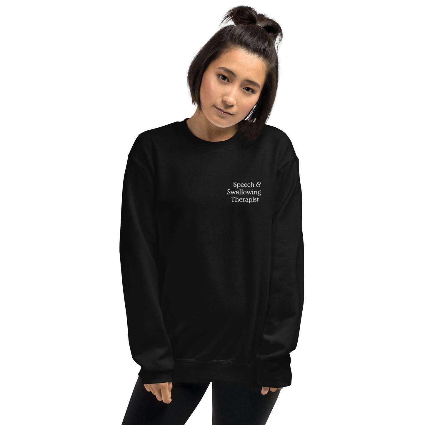 Speech & Swallowing Therapist Crewneck - Embroidered