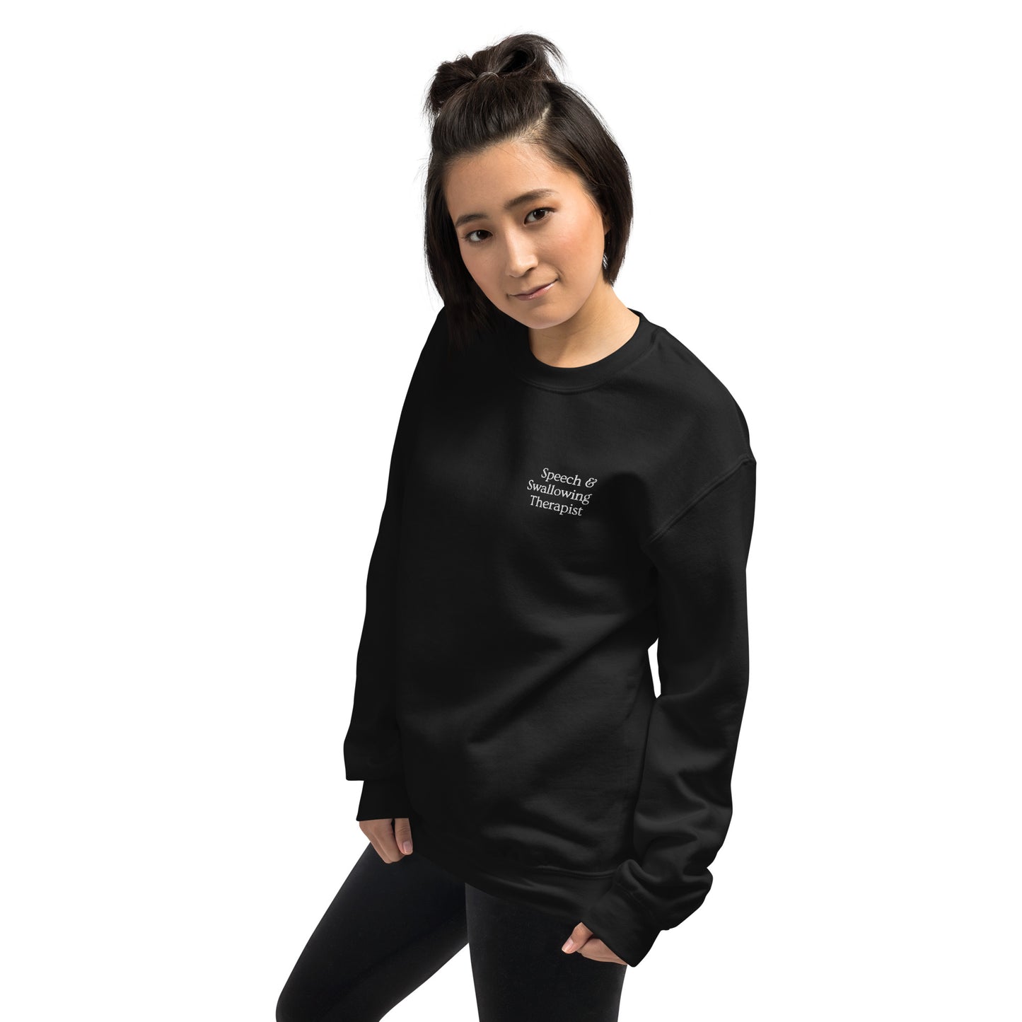 Speech & Swallowing Therapist Crewneck | Embroidered