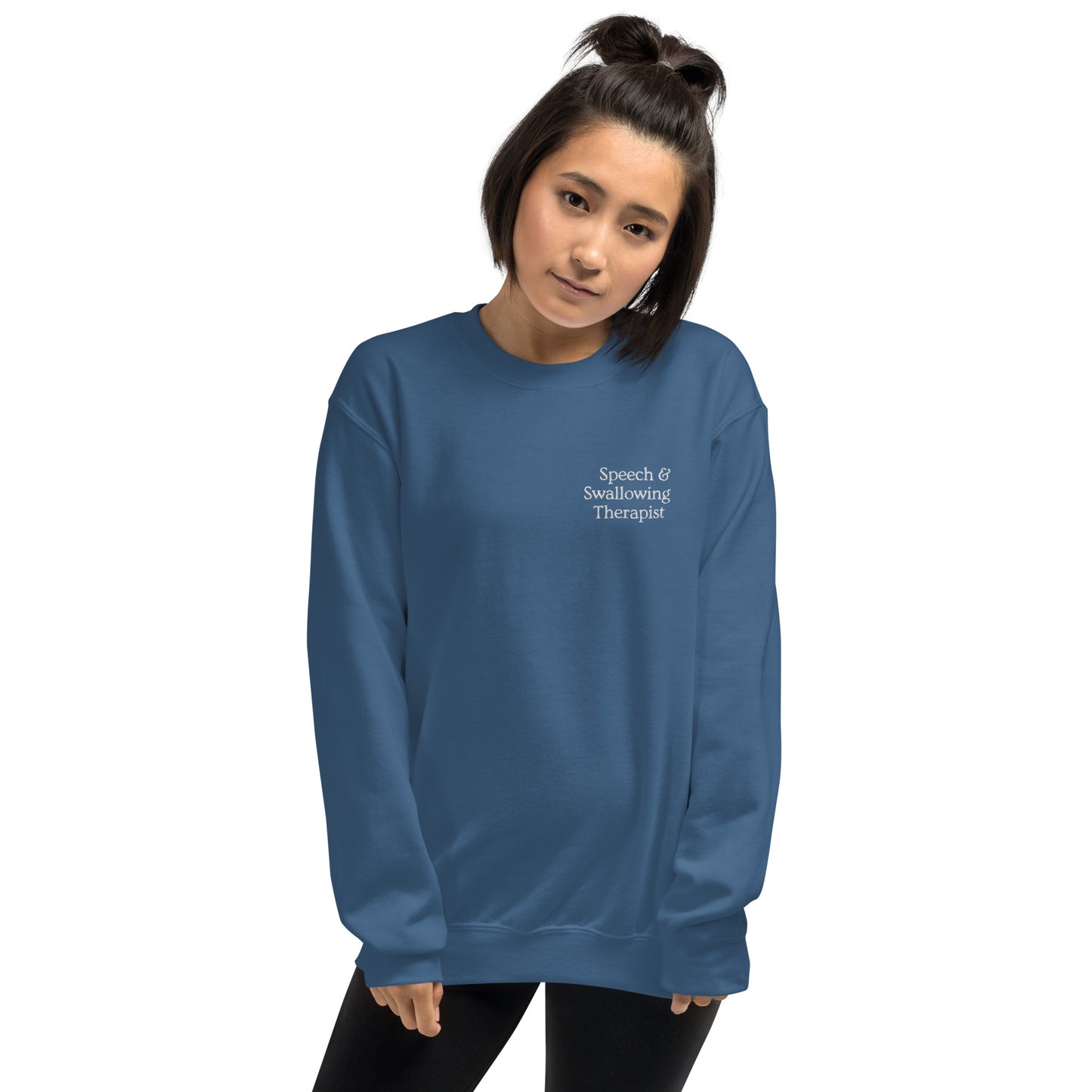 Speech & Swallowing Therapist Crewneck | Embroidered