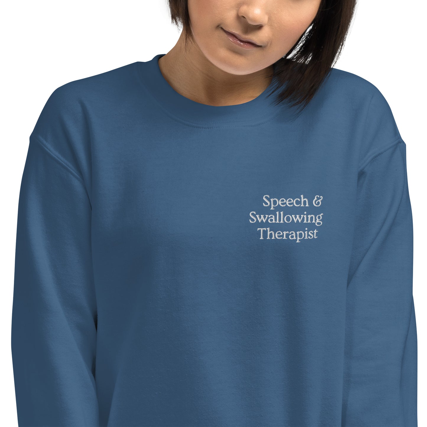 Speech & Swallowing Therapist Crewneck - Embroidered