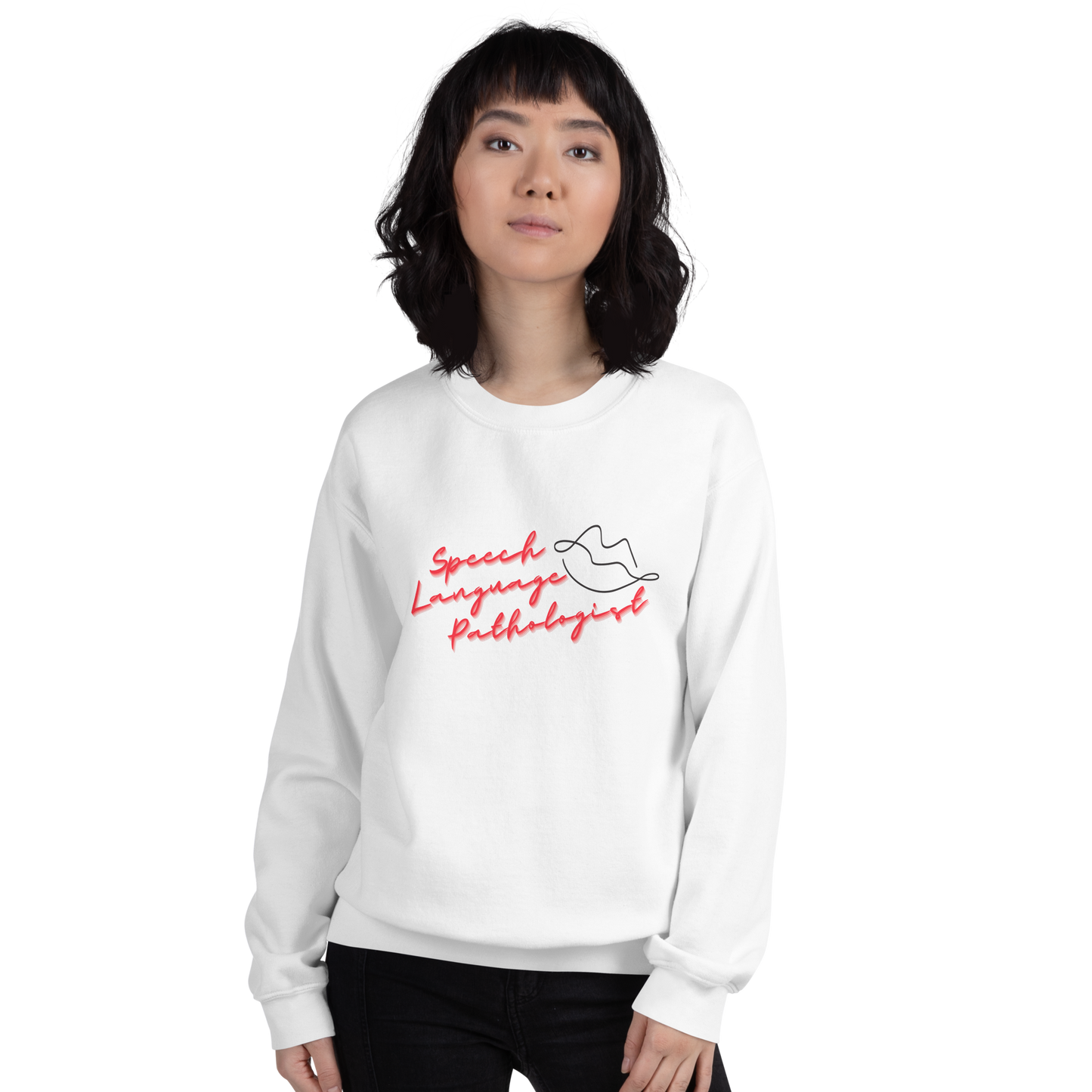 Speech Language Pathologist Lips Sweatshirt