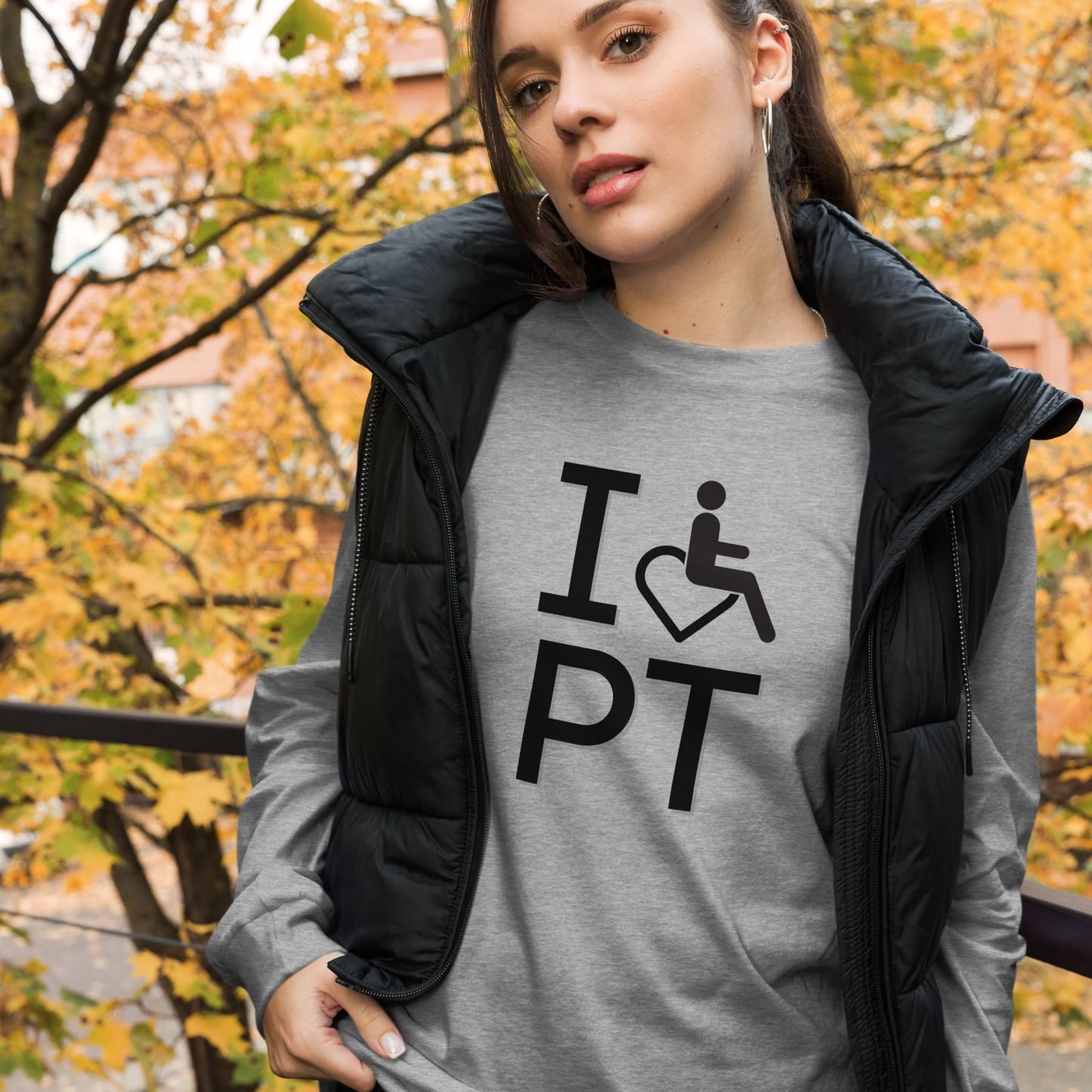 I HEART PT Long Sleeve Tee