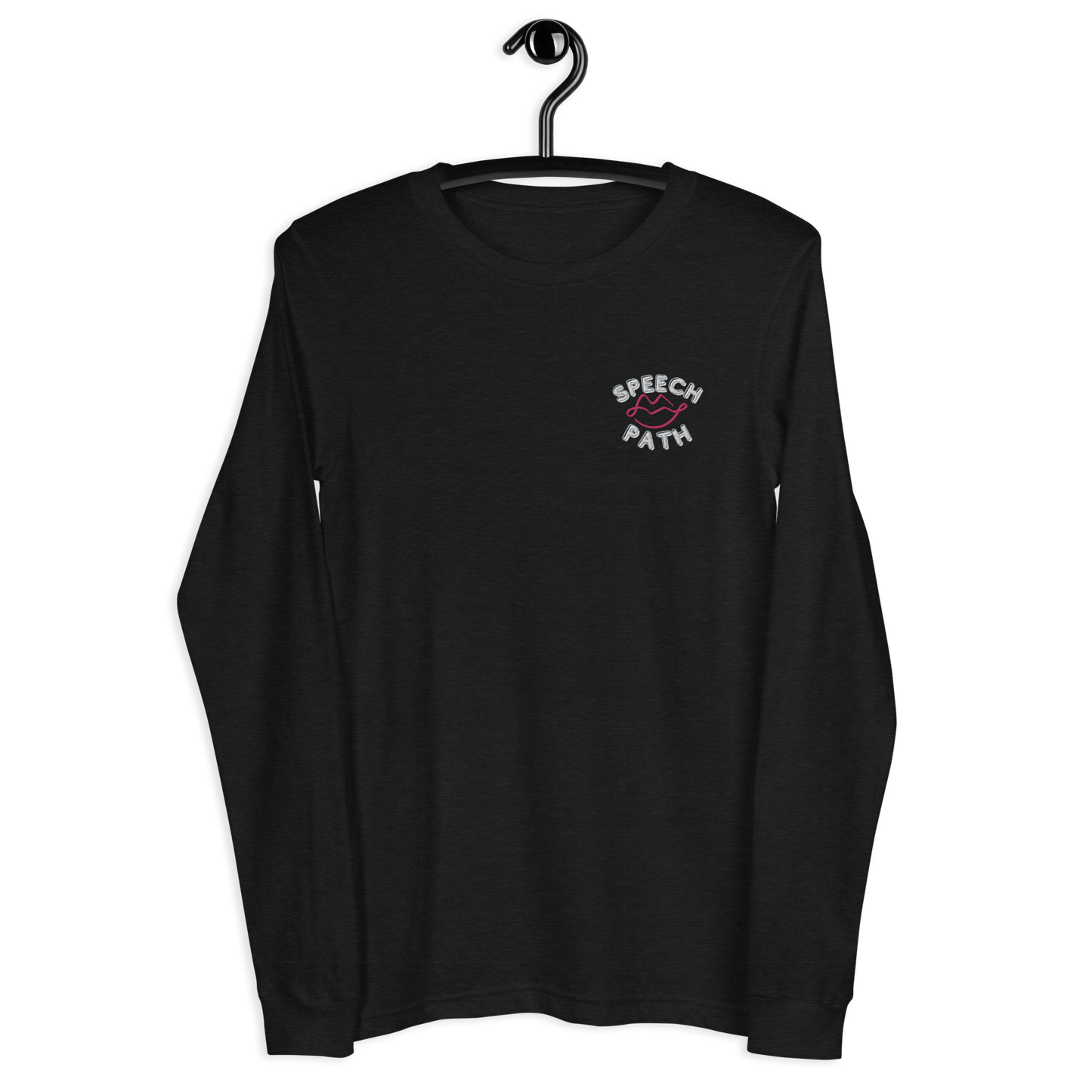 Speech Path Lips Embroidered Long Sleeve