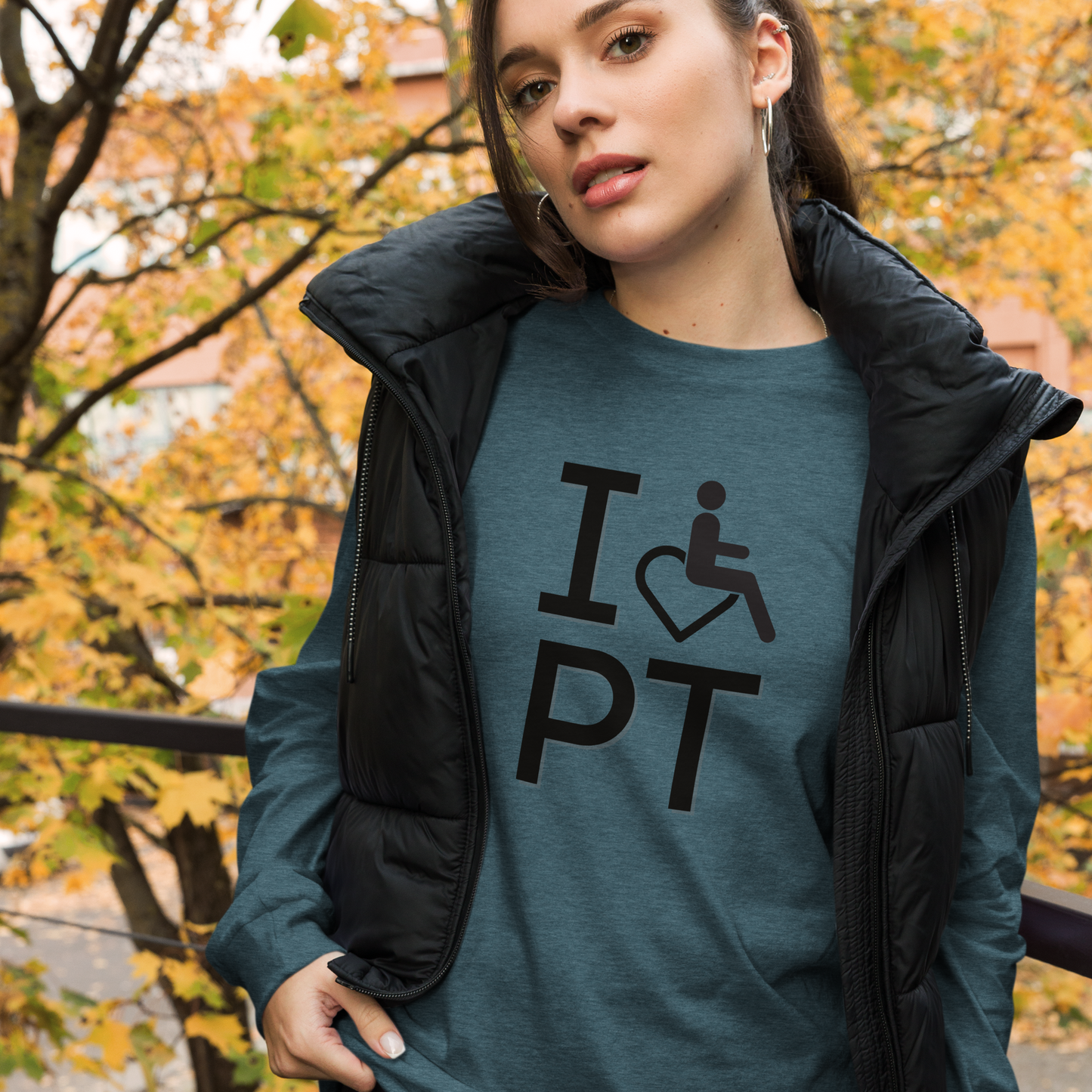 I HEART PT Long Sleeve Tee