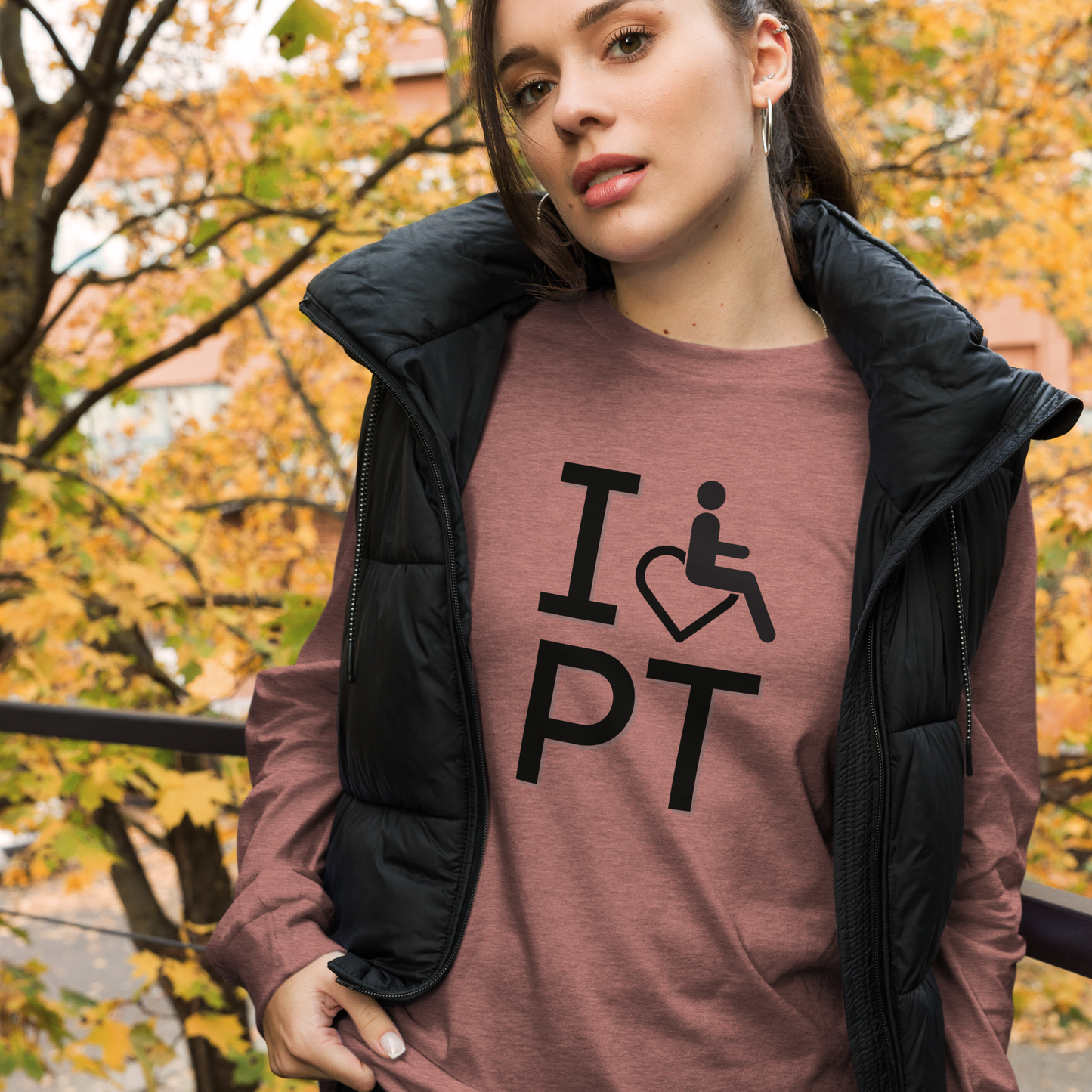 I HEART PT Long Sleeve Tee