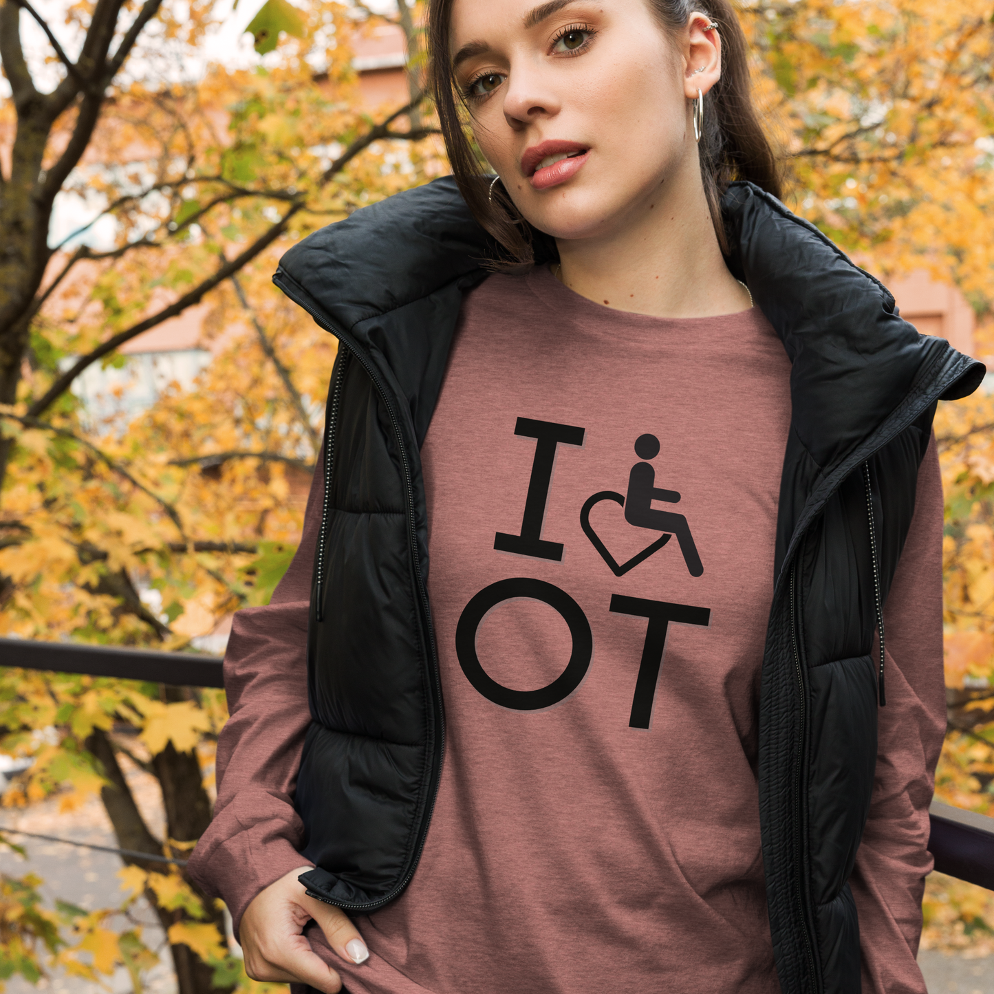 I HEART OT Long Sleeve Tee