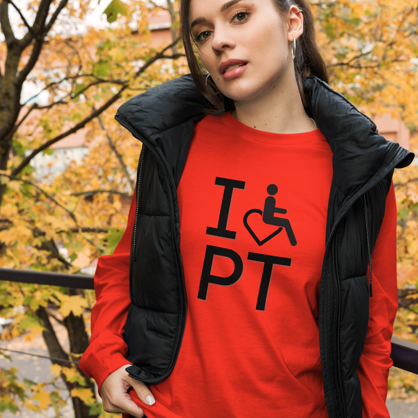 I HEART PT Long Sleeve Tee