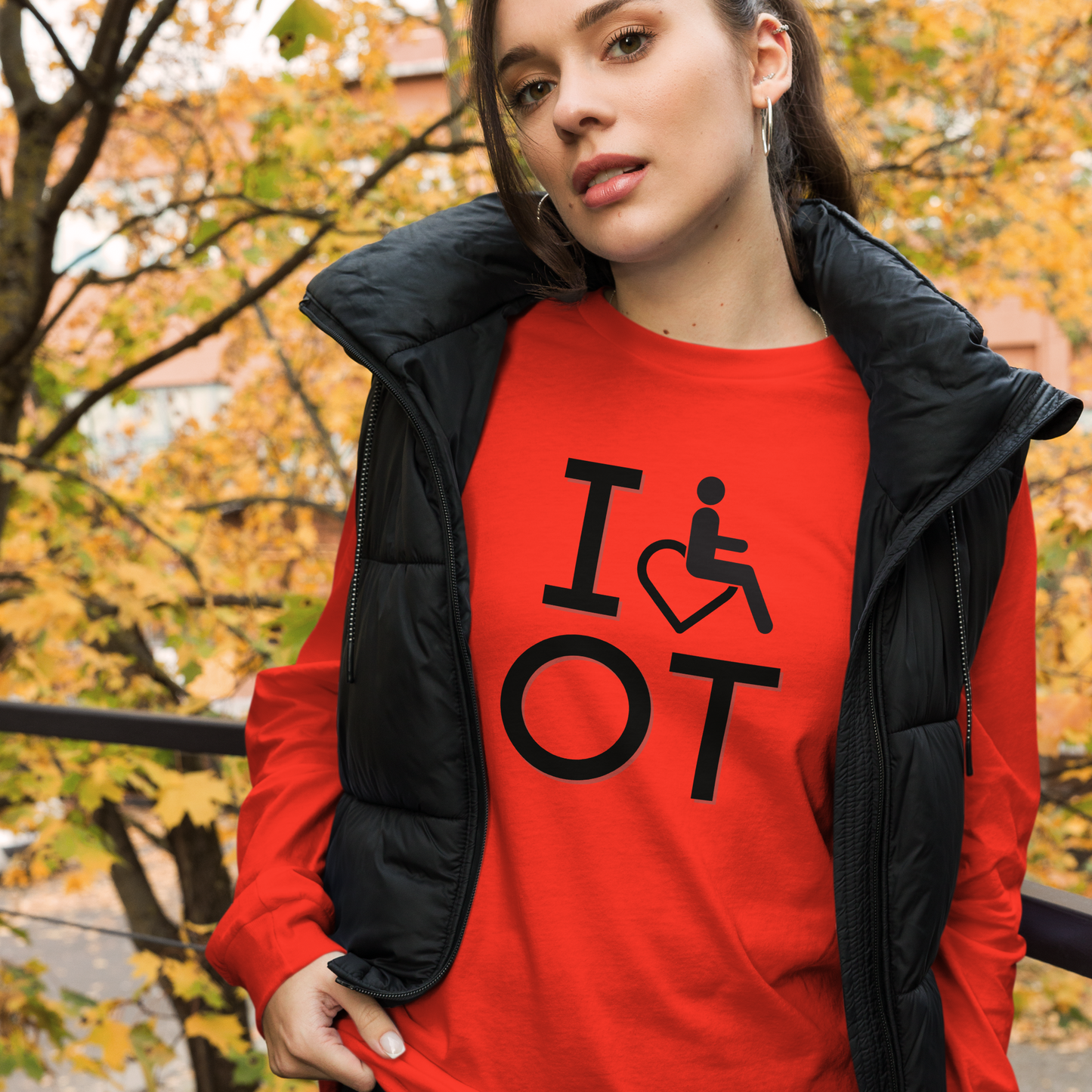 I HEART OT Long Sleeve Tee